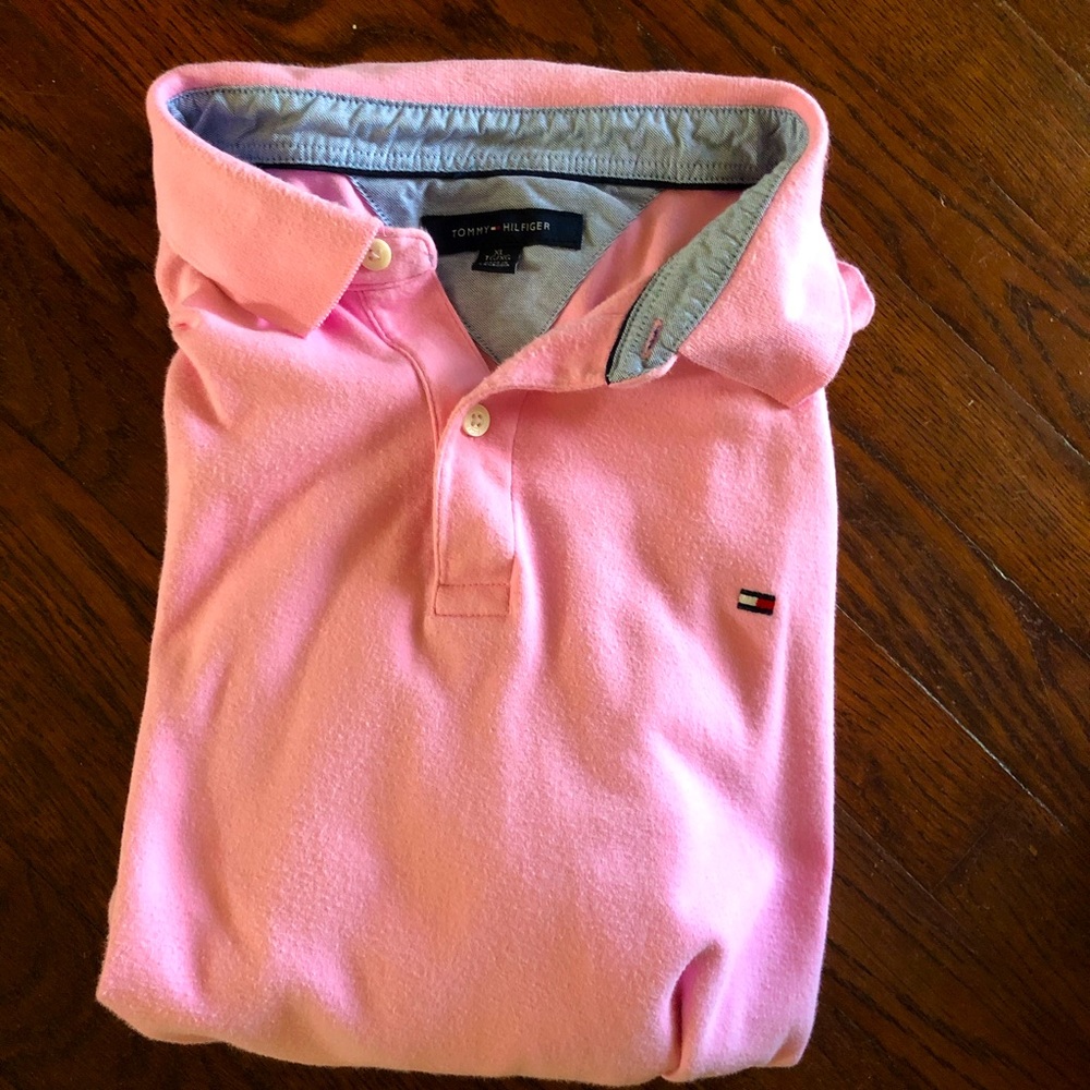 Tommy Hilfiger Pink Polo - Super Soft & Breathable